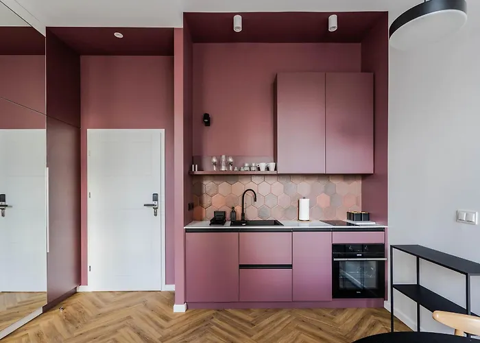 アパート Przytulne I Komfortowe Studia Very Berry W Poznaniu By Renters *